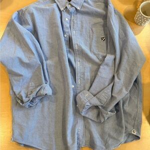 Daniel Cremieux Light Blue Casual Button Down Shirt